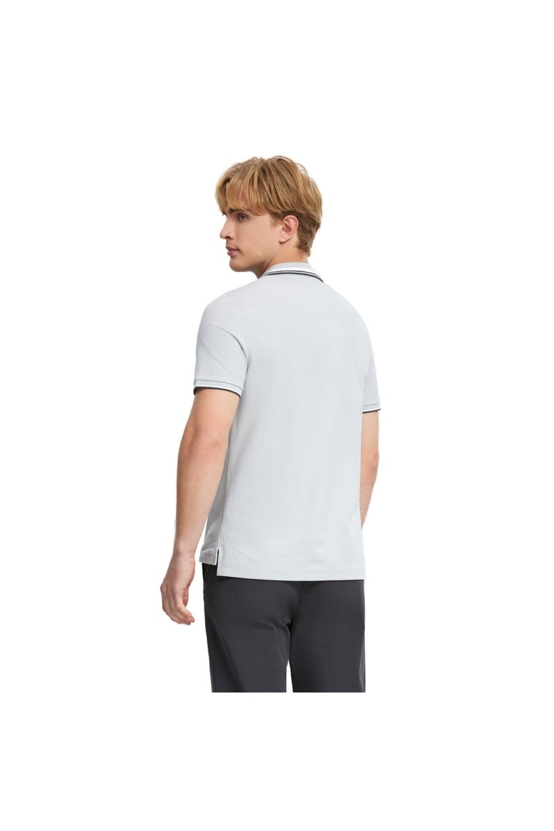 GIORDANO Men's Grey Signature Polo - Image 4